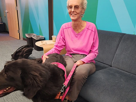 One of the pups from Southern Arizona Pet Partner Therapy dogs
