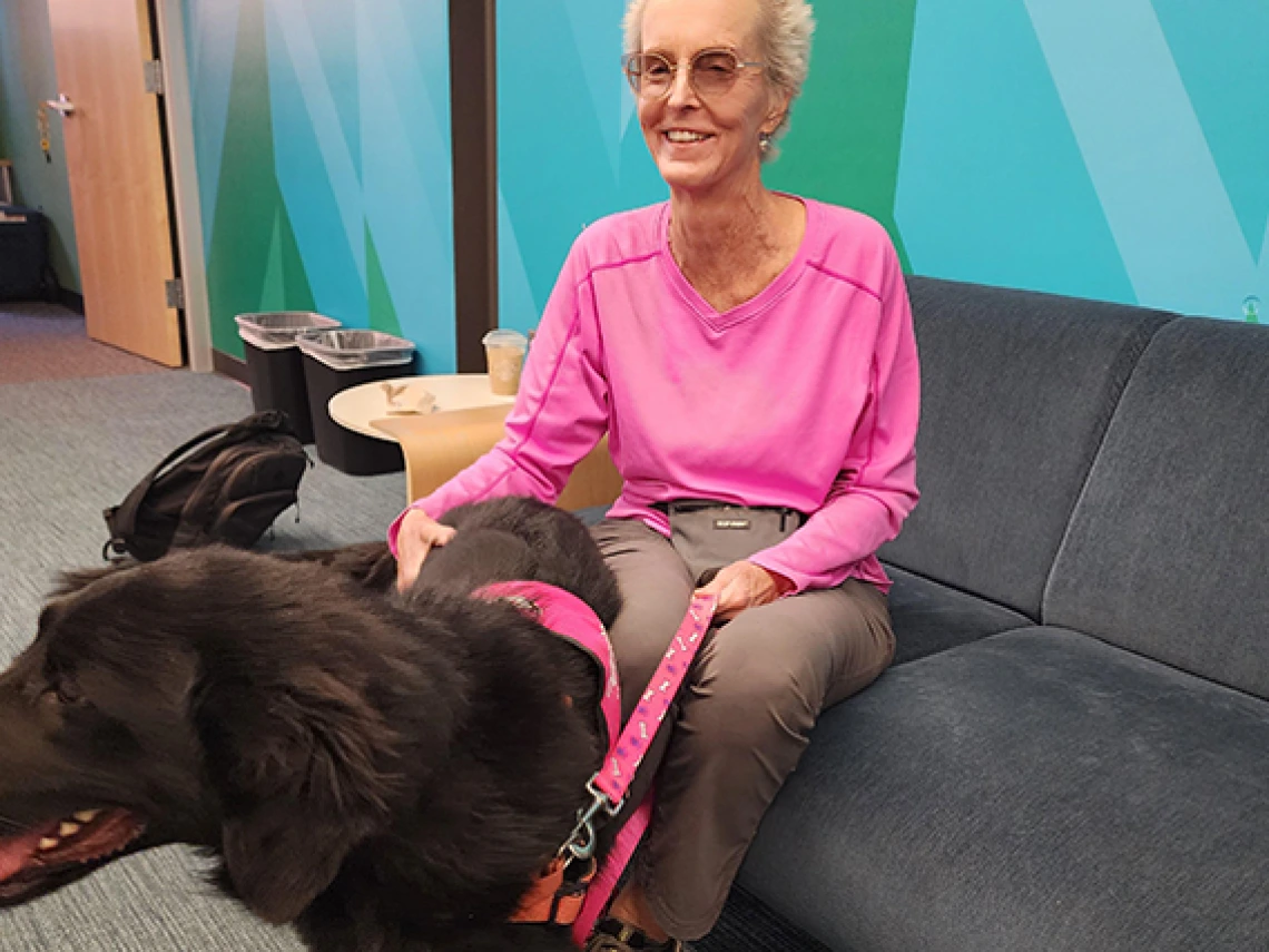 One of the pups from Southern Arizona Pet Partner Therapy dogs